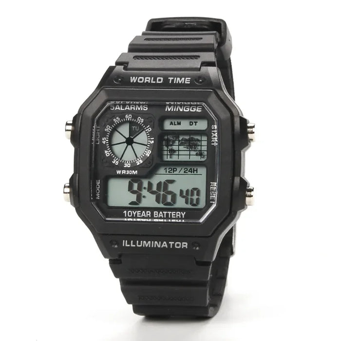 Digitale Retro Uhr für Männer – Sportuhr mit LED-Display, Reloj Hombre, Studenten Uhr, Relogio Masculino