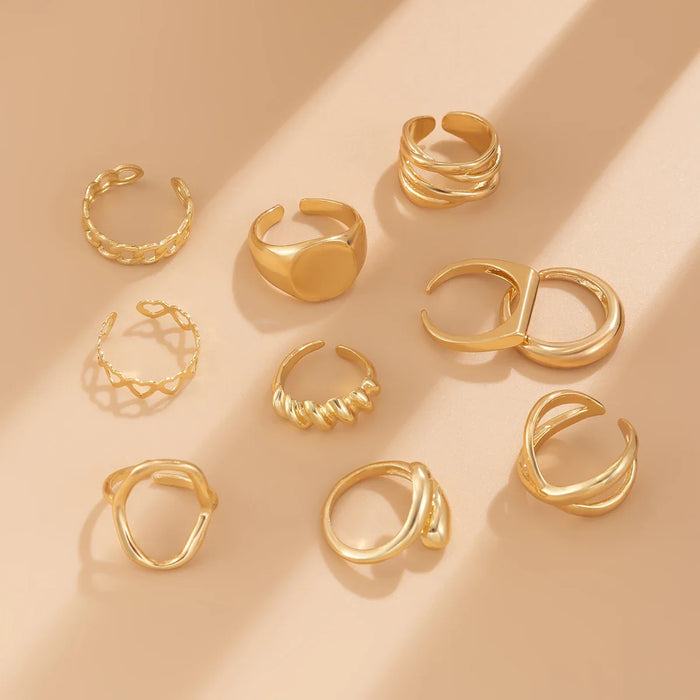 Goldene Minimalistische Ringe – Eleganz für jeden Stil