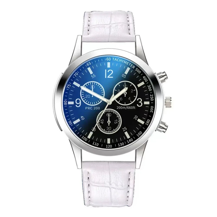 Quarz-Armbanduhr für Herren – Retro Design, Wolframstahl, Keine Wasserdichtigkeit