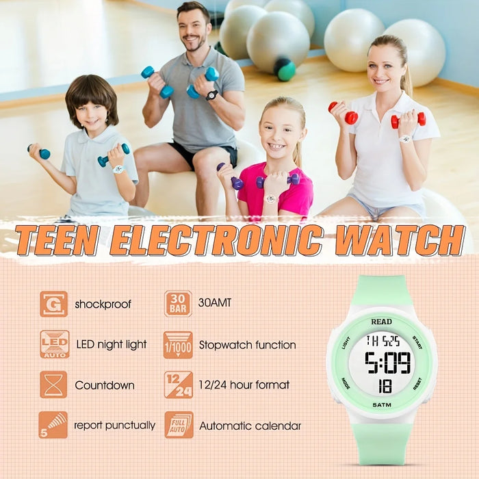 Moderne Damen-LED-Uhr – Stylisch & Smart.