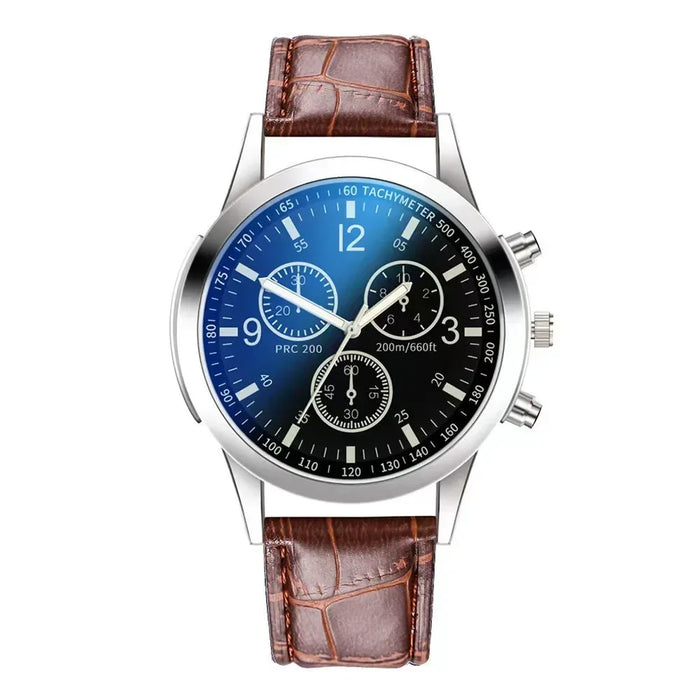 Quarz-Armbanduhr für Herren – Retro Design, Wolframstahl, Keine Wasserdichtigkeit