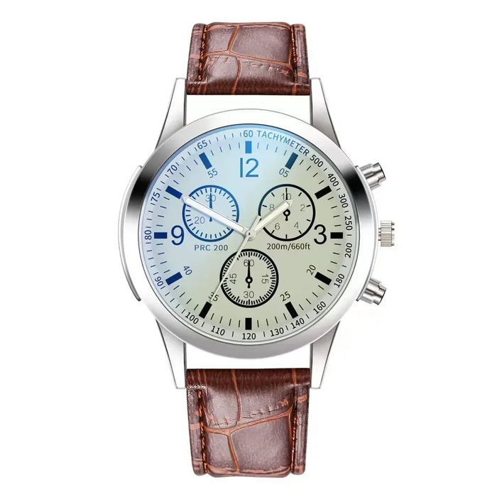 Quarz-Armbanduhr für Herren – Retro Design, Wolframstahl, Keine Wasserdichtigkeit