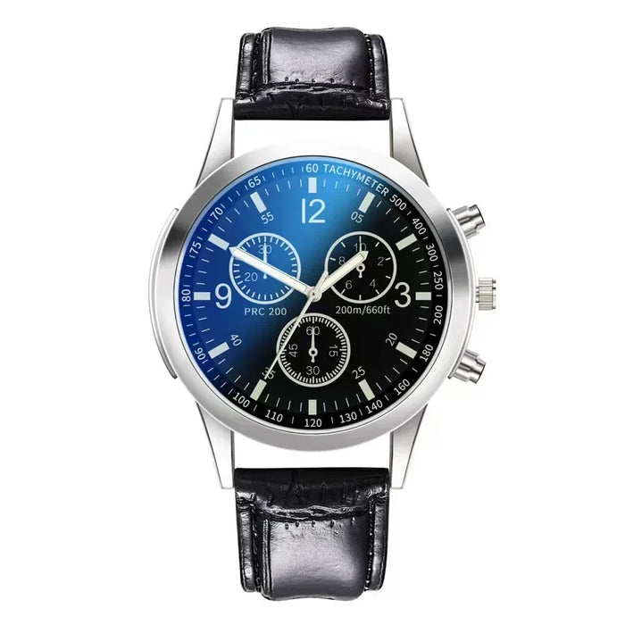 Quarz-Armbanduhr für Herren – Retro Design, Wolframstahl, Keine Wasserdichtigkeit
