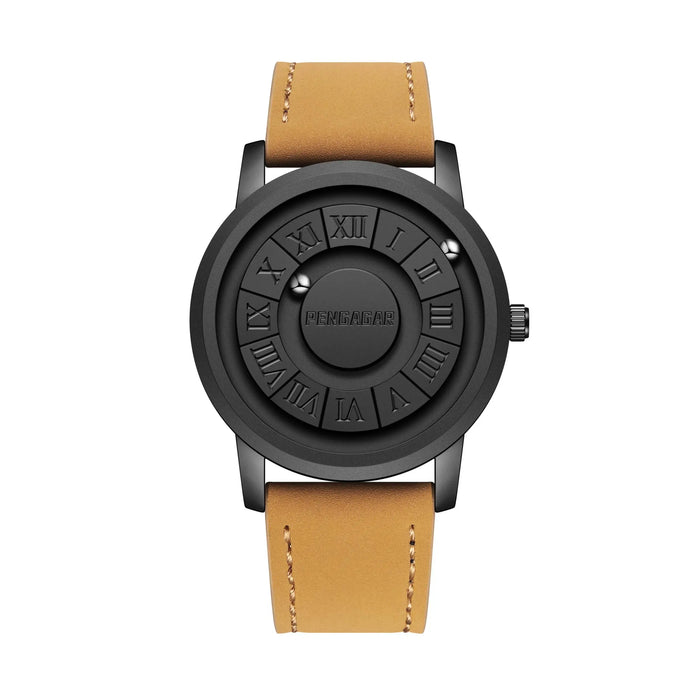2024 Neue Luxus Quarzuhr für Männer – Kreative Scrollen Zeiger, Magnetische Handgelenk Uhr, Relogio Masculino