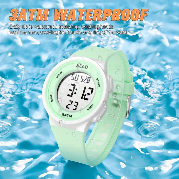 Moderne Damen-LED-Uhr – Stylisch & Smart.